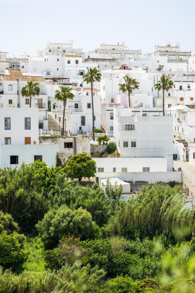 Ruelles blanches de Vejer de la Frontera en Andalousie