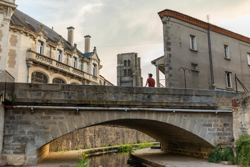 Centre historique de Montbrison dans le Forez, dans le département de la Loire