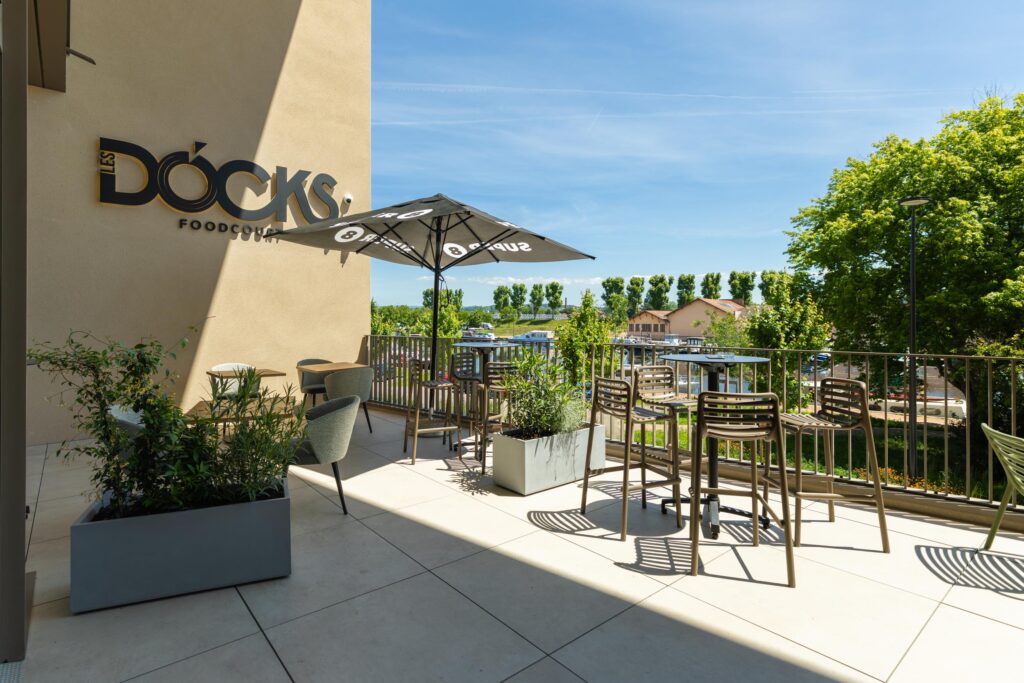 Food court des Docks à Roanne et ses cuisines du monde