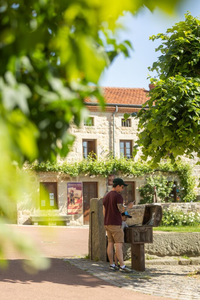Le village de caractère de Marols dans le Forez, dans la Loire