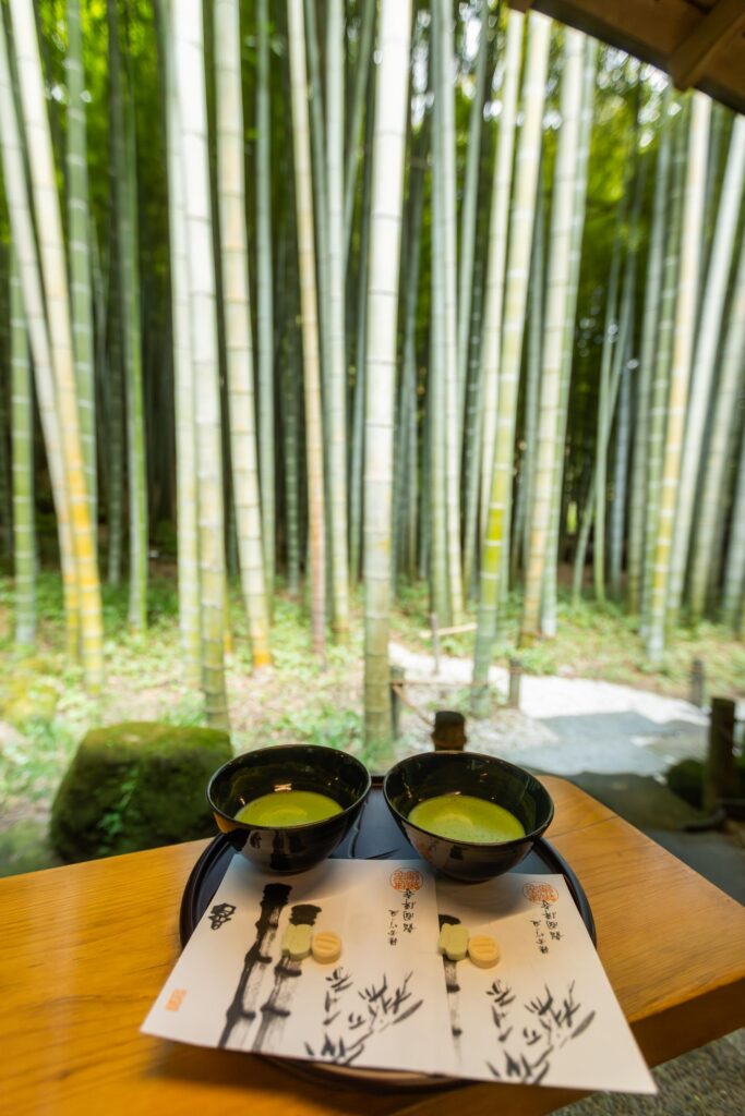 Salon de thé du Hōkoku-ji