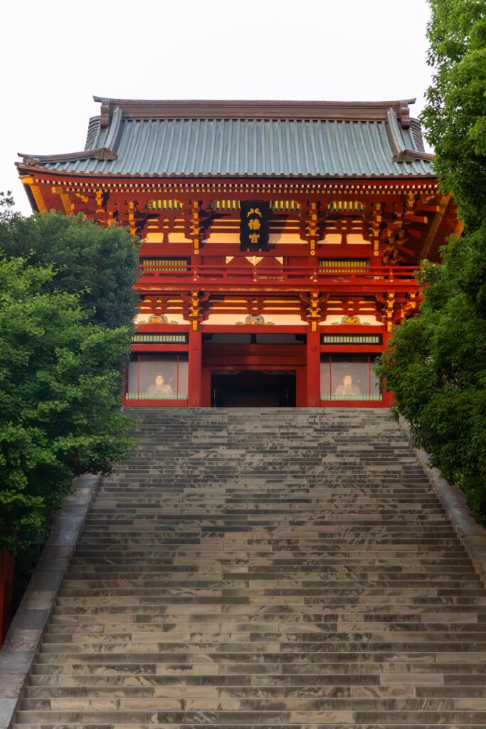 Escaliers du Tsurugaoka Hachimangū