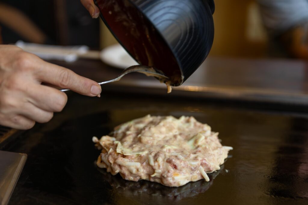Okonomiyaki chez Sometaro à Kamakura