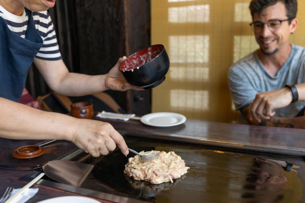 Okonomiyaki chez Sometaro à Kamakura