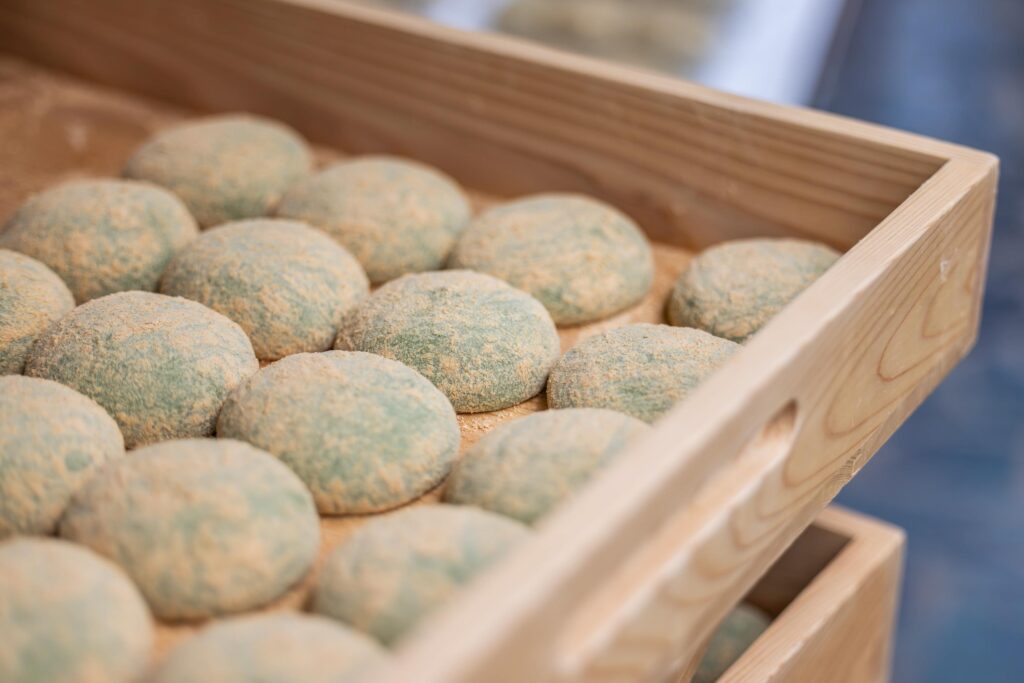 Démonstration de mochi à Nara