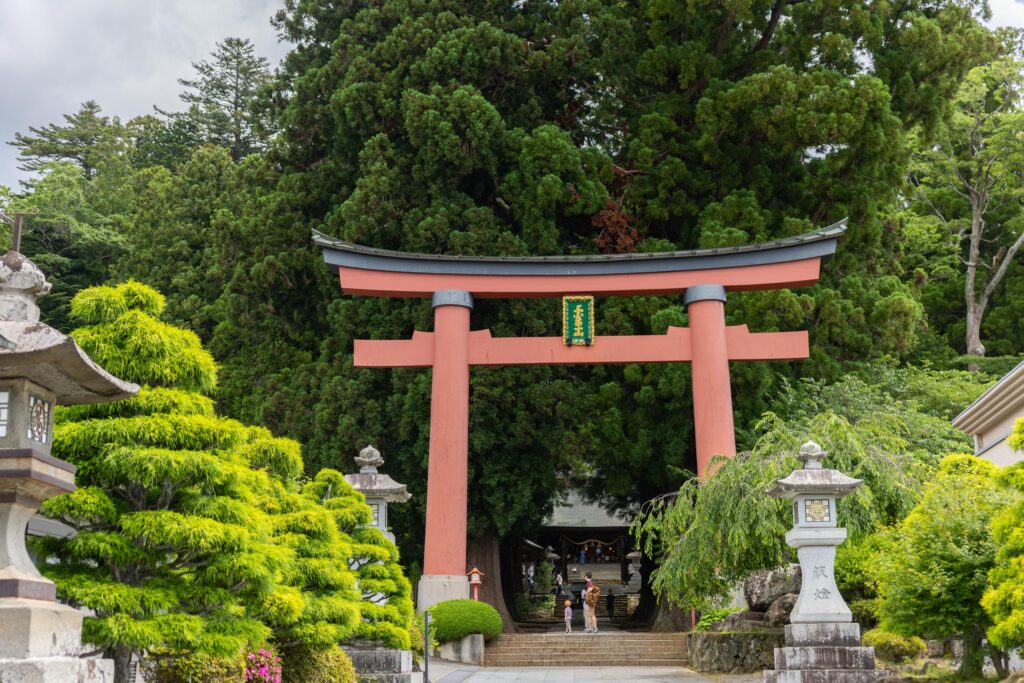 Torii du Kawaguchi Asama Shrine